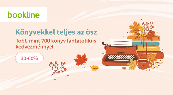 Könyvekkel teljes az ősz - akár - 60% kedvezmény a megjelölt könyvekre