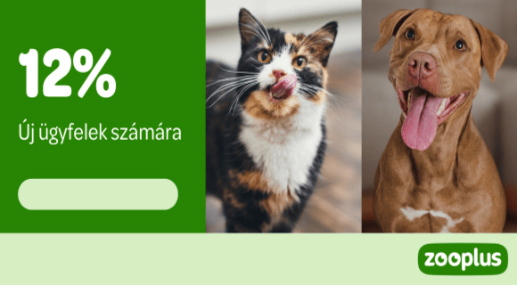 zooplus kuponkód - 12% kedvezmény