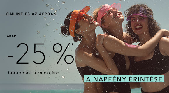 Akár -25% a megjelölt kozmetikumokra a Douglas.hu oldalon