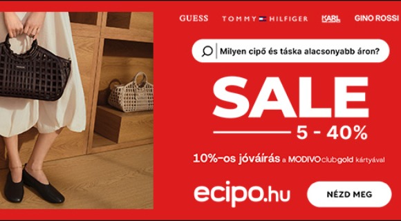 ecipo kedvezmény - akár -40% a kiválasztott márkákra