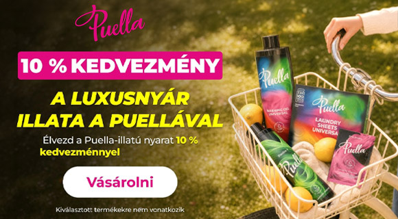 Puella kuponkód - 10% a kiválasztott termékekre