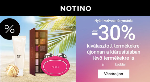 Notino kuponkód - 30% kedvezmény