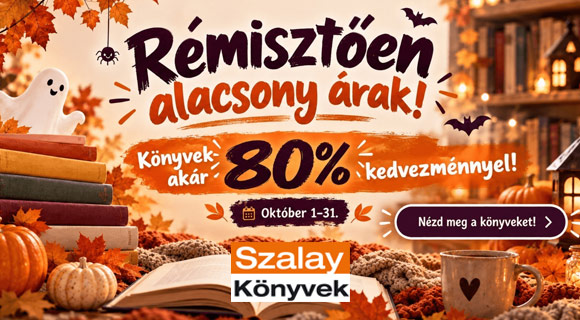 Szalay Könyvek akció - akár -80% a megjelölt könyvekre
