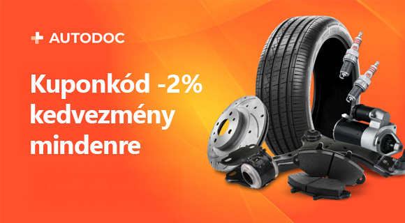 Autodoc kuponkód - 2% kedvezmény mindenre