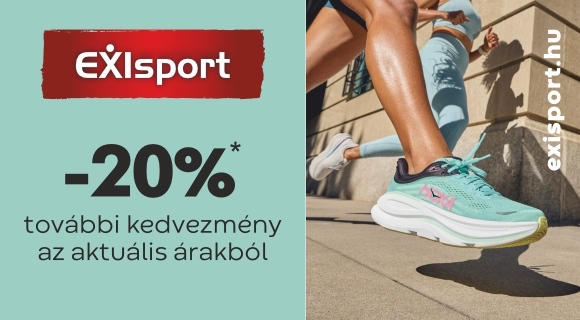 Exisport kuponkód - 20% extra kedvezmény a sporttermékekre