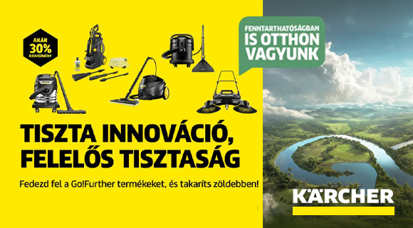 Kärcher kedvezmény - akár - 30% a kiválasztott termékekre