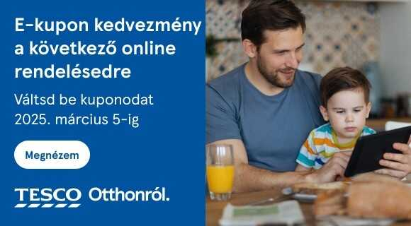 Kupon - kedvezmény a rendelésedre a Tesco webshopban