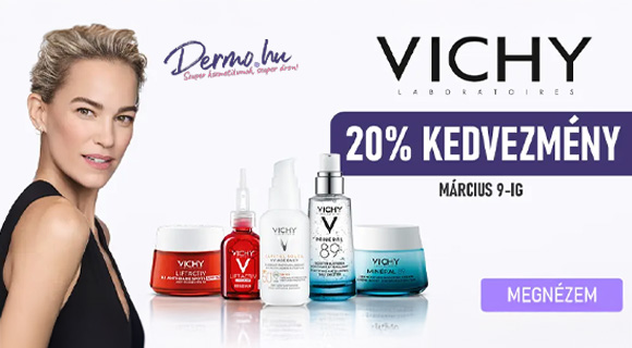 Akció - 20% kedvezmény a Vichy termékekre a Dermo.hu oldalon