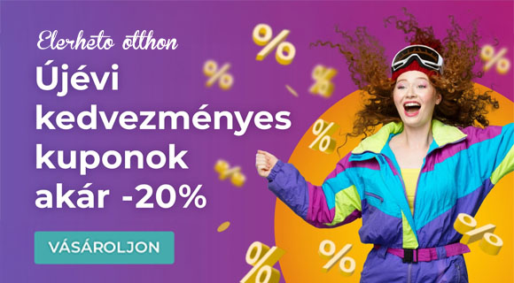 Újévi kuponok az Elerhetootthon.hu oldalon