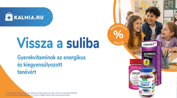 Akár -25% Kalmia kedvezmény a gyerek vitaminokra, sebtapaszokra