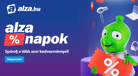 Alza Napok - akár -30% kedvezmény a kiválasztott termékekre