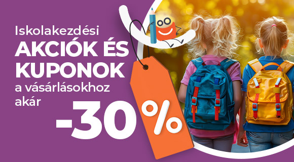 Iskolakezdési akciók és kuponok