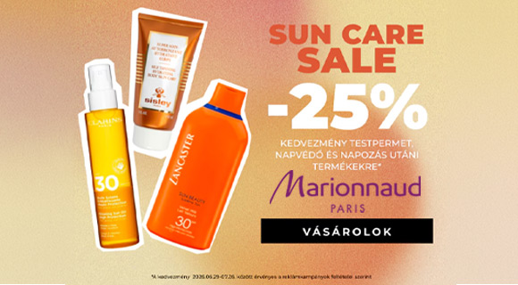 Marionnaud kedvezmény -25% a testpermetekre, napvédőkre