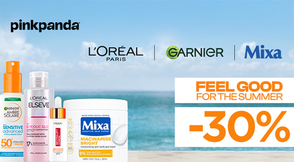 Pink Panda kedvezmény - akár -30% a Loreal, Garnier és Mixa termékekre