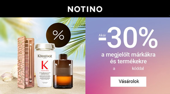 Notino kedvezménykód - akár -30% a kiválasztott termékekre