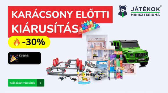 Játékok minisztériuma kuponkód - 30% a megjelölt játékokra
