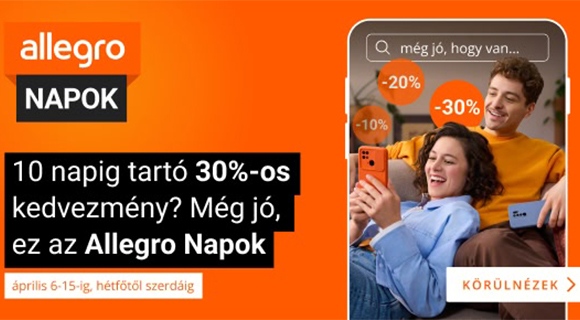 Allegro napok - kedvezmények