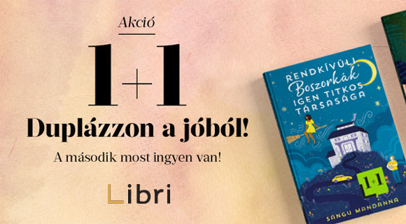 Libri akció - 1+1 könyv ingyen