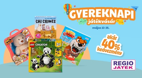 Gyereknapi játékvásár a Regiojatek.hu oldalon