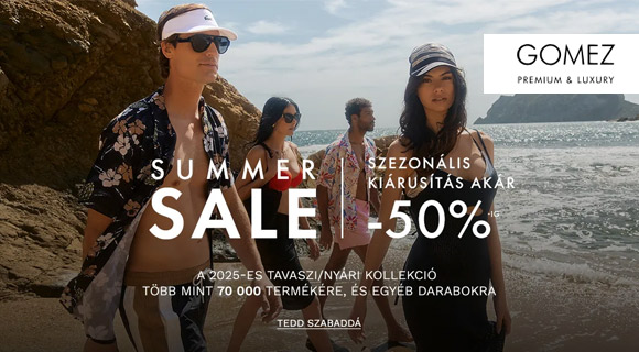 Szezonális kiárusítás - akár -50% a megjelölt ruhákra és kiegészítőkre