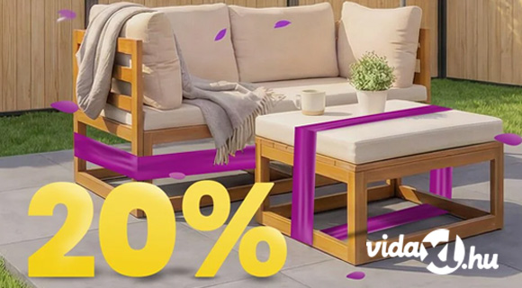 VidaXL kuponkód - akár -20% a kiválasztott a kültéri csomagokra
