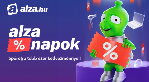 Alza Napok - akár -40% kedvezmény a kiválasztott termékekre