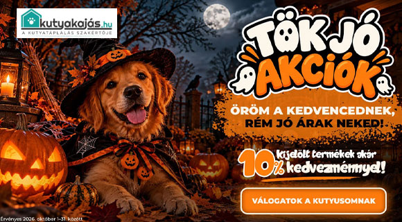Kutyakajás akció - akár -10% a kiválasztott termékekre