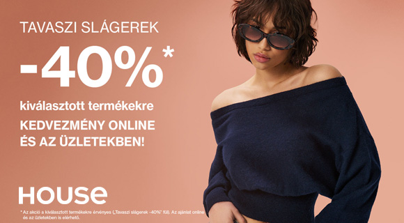 Tavaszi slágerek: akár -40% a megjelölt divatdarabokra a Hoousebrand.com oldalon