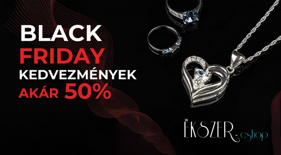 Black Friday - akár -50% kedvezmény az Ekszereshop.hu oldalon