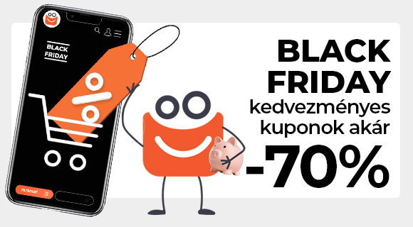 Black Friday - akár -70% kedvezmények