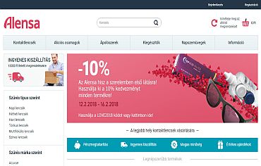 Kínálat a webáruházban