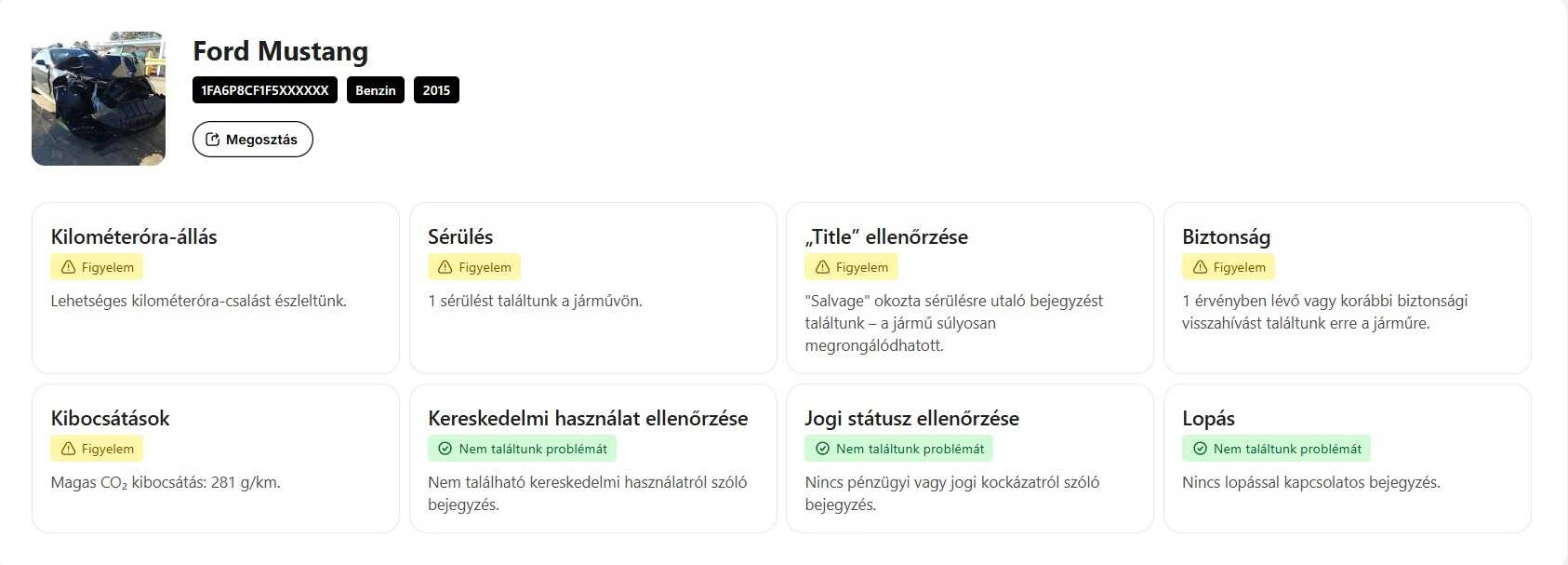 Példa a jelentésre