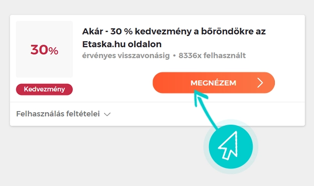 Etaska akciók felhasználása