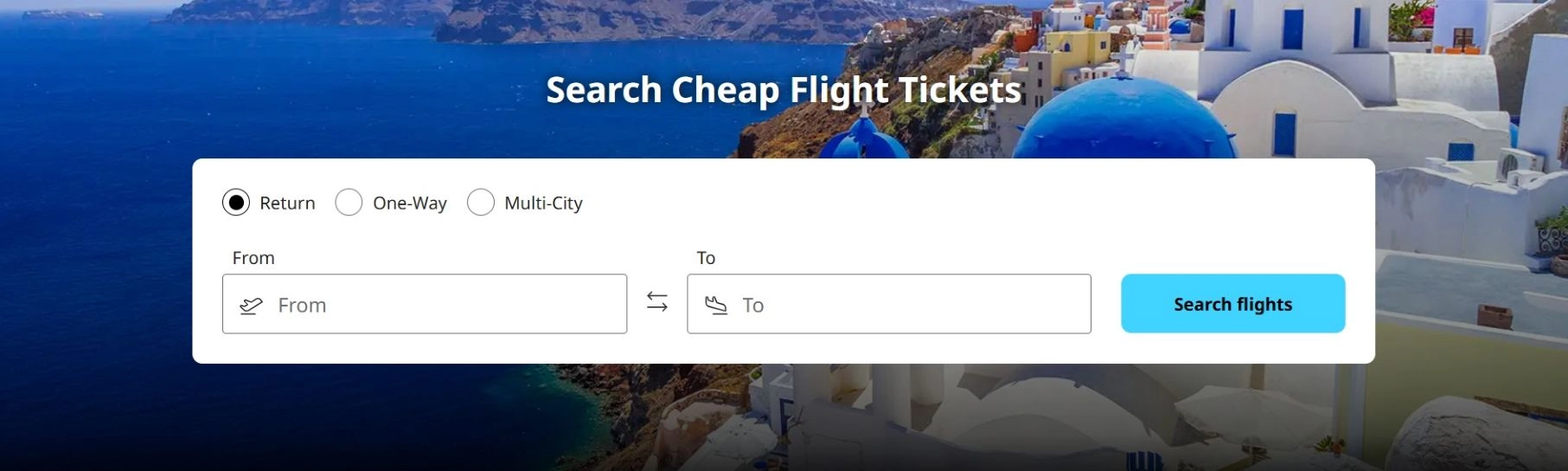 Repjegy kereső az utazási platformon