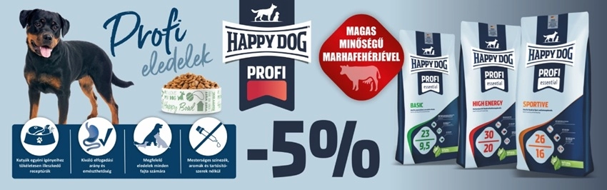 Reklámbanner akciós száraz kutyatápra
