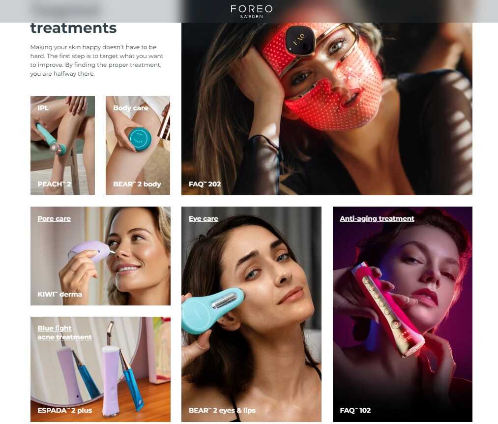 Foreo webshop