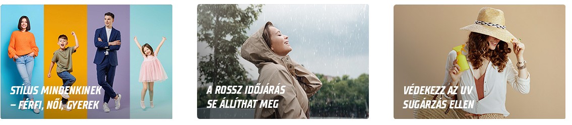 Nő, férfi és gyerekek. Egy hölgy áll az esőben, és egy másik kalapban