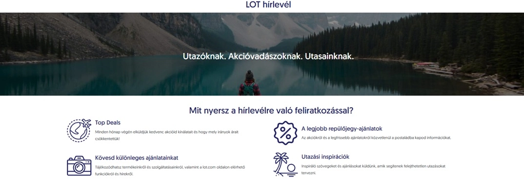 A hírlevélre történő feliratkozás előnyei
