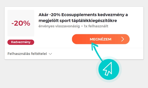Eco Supplements akciók felhasználása