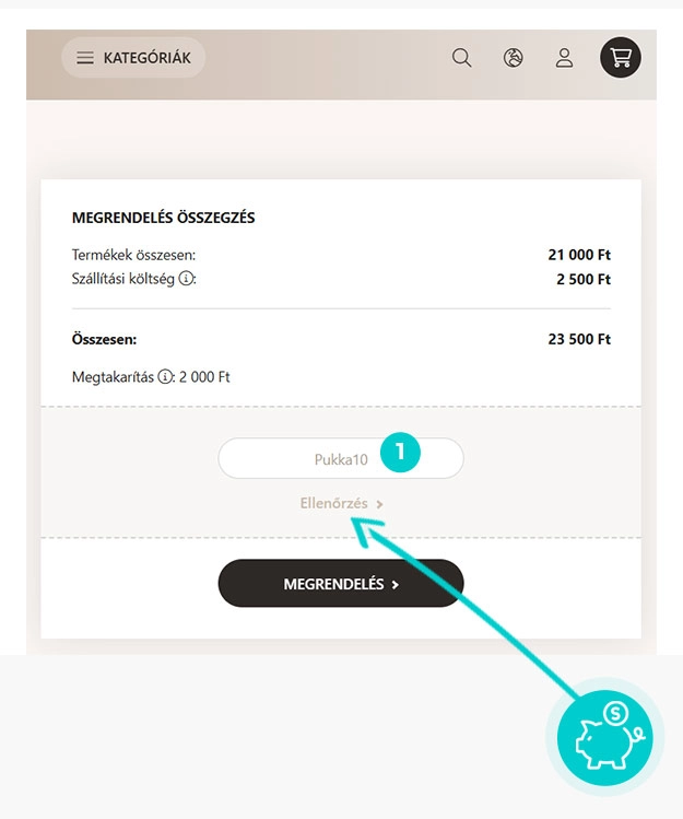 Útmutató egy Pukka Takaró kuponkód beváltásához