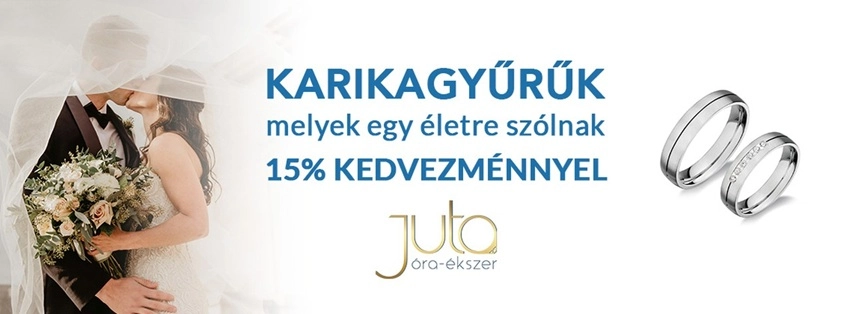 kedvezmény reklámbanner karikagyűrűkre