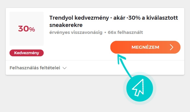 Trendyol akciók felhasználása