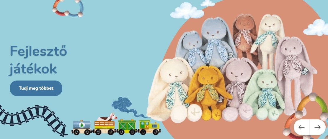 Különféle színű játéknyuszik