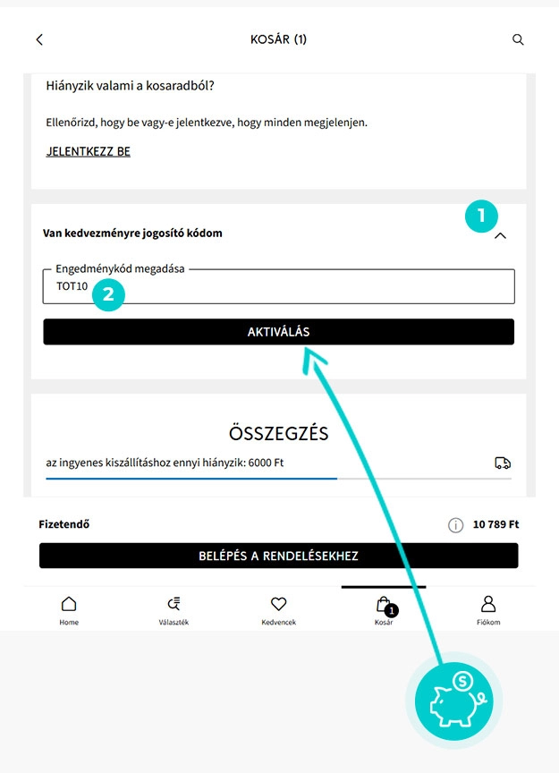 Útmutató egy Bonprix kuponkód beváltásához