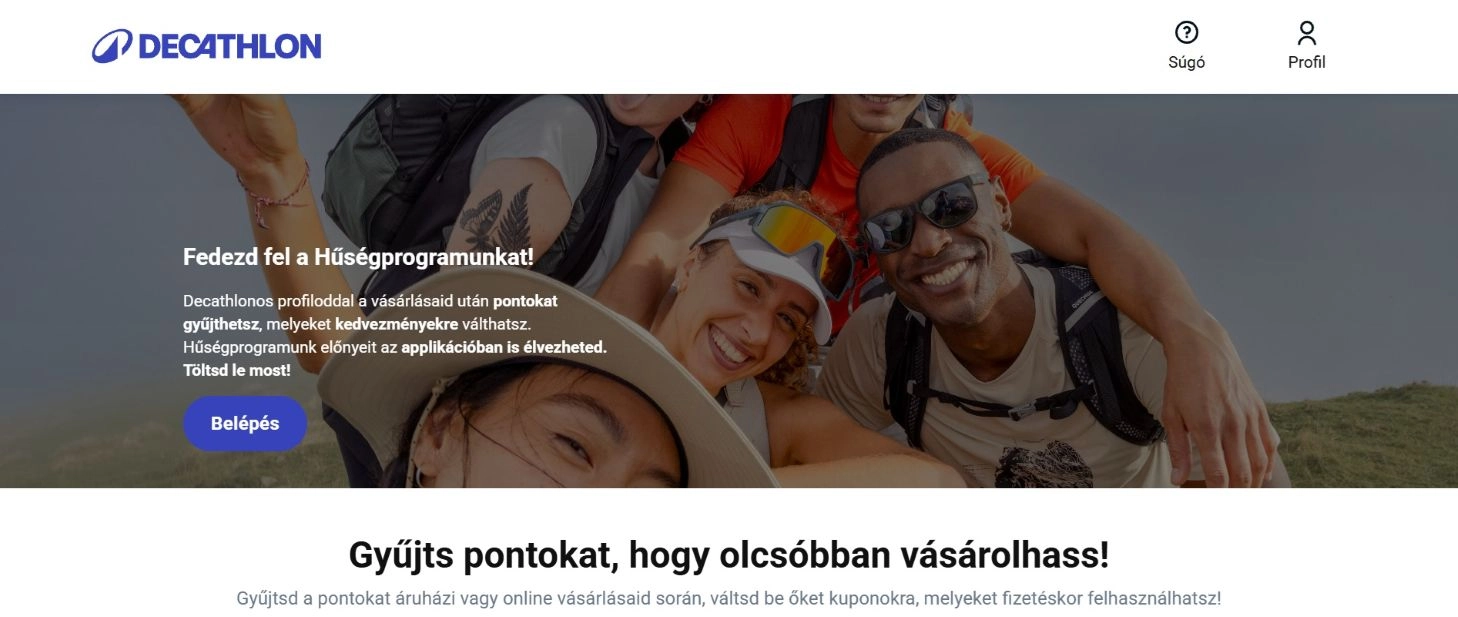 Információk a bolt hűségprogramjáról
