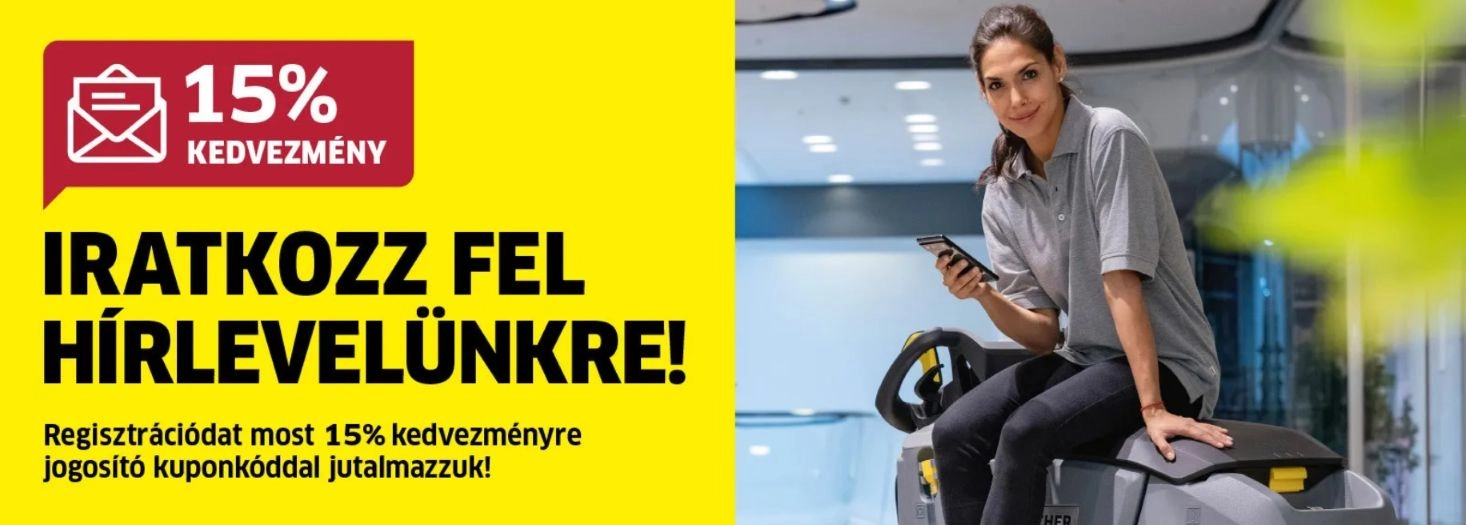 Reklám a hírlevélre történő feliratkozás kedvezményeivel