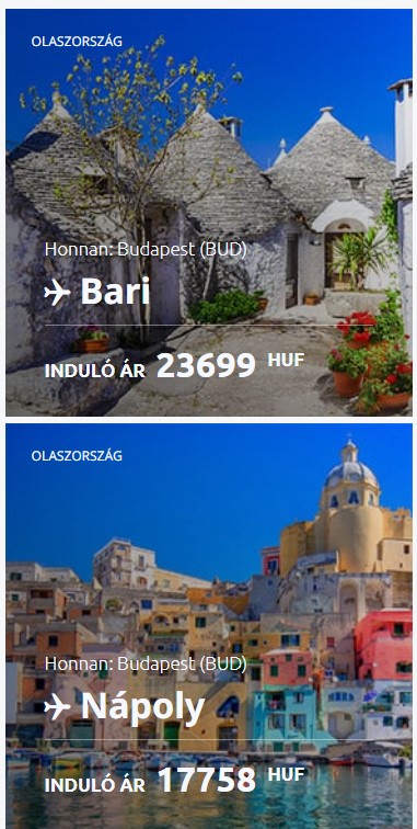 ajánlatok olaszországi utazásokra