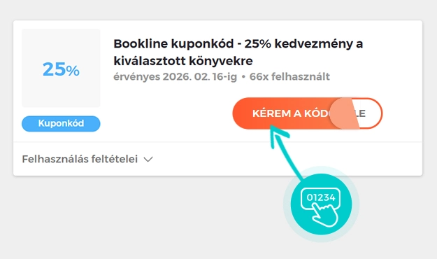 Példa egy Bookline kuponkódra