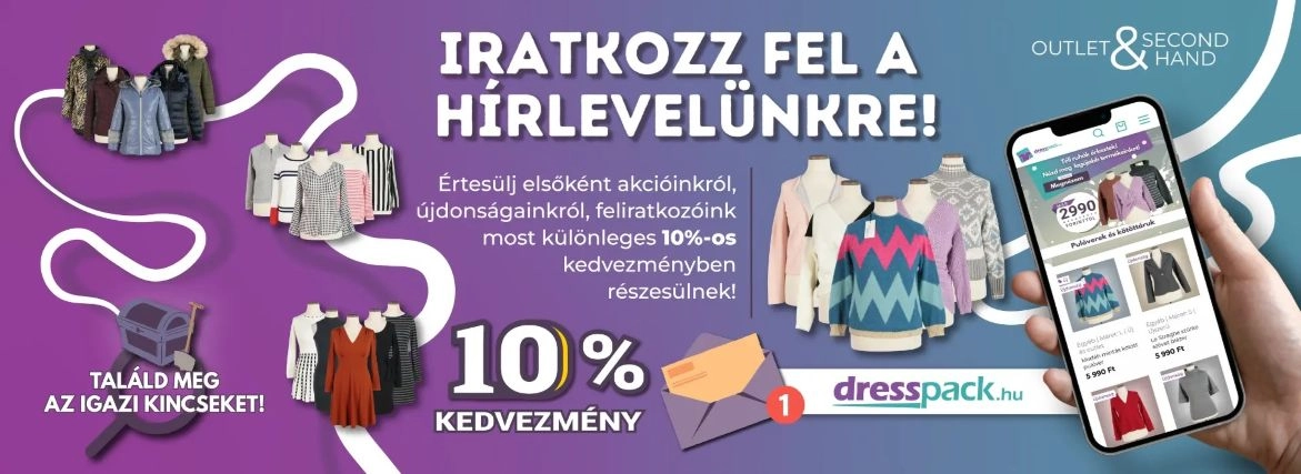 Kedvezmények a hírlevélre való feliratkozésárt