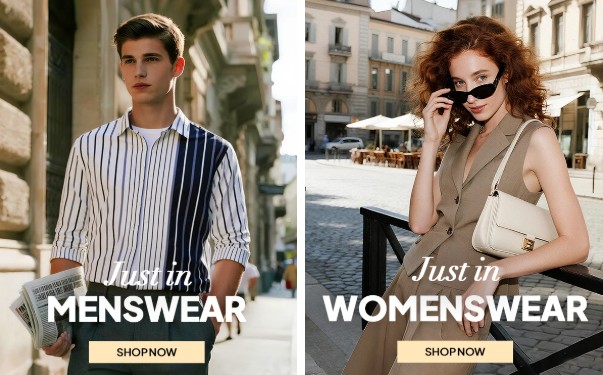 Egy férfi ingben és egy nő barna ruhában